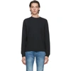 Frame Classic Fit Long Sleeve Crewneck T-shirt In Black