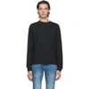 Frame Classic Fit Long Sleeve Crewneck T-shirt In Noir