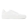 Common Projects B Ball Leather Low-top Sneakers In 0506 White