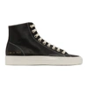COMMON PROJECTS BLACK TOURNAMENT HIGH SNEAKERS