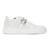 Alyx Buckle-embellished Perforated Sneakers In Wth0001 Whi