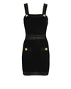 BALMAIN SLEEVELESS KNIT MINI DRESS,060059004152