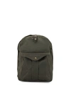 Filson Distressed-effect Cotton Backpack In Green