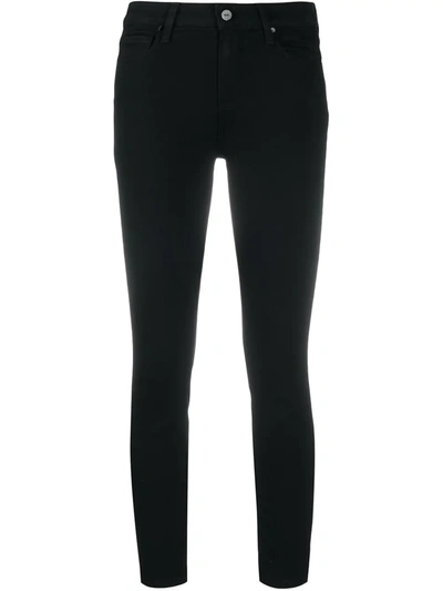 Paige Verdugo Ankle Skinny Jeans In Blkoverdye