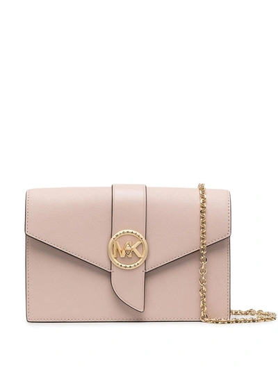 Michael Michael Kors Medium Convertible Crossbody Bag In Pink