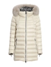 COLMAR ORIGINALS HOODED PADDED COAT IN BEIGE