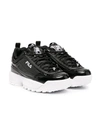 FILA EMBROIDERED LOGO RUBBER SNEAKERS
