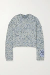 MCQ BY ALEXANDER MCQUEEN APPLIQUÉD WOOL-BLEND SWEATER