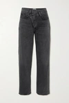 AGOLDE CRISS CROSS UPSIZED HIGH-RISE TAPERED JEANS