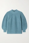 APIECE APART NUEVA MEREL RIBBED COTTON AND CASHMERE-BLEND SWEATER