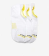 Cole Haan Men's Zerøgrand 3-pair Liner Socks - White