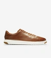 Cole Haan Men's Grandprø Tennis Sneaker - Brown Size 11.5 In Woodbury Handstain