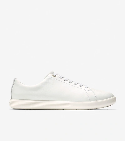 Cole Haan Women's Grand Crosscourt Sneaker - White Size 9.5 In Optic White Leather