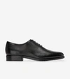 Cole Haan Men's Washington Grand Laser Wingtip Oxford Shoes - Black Size 15 In Black Leather