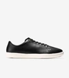 Cole Haan Grandpro Turf Womens Leather Fitness Sneakers In Black Leather-white