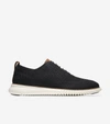 Cole Haan Men's 2.zerøgrand Wingtip Oxford Shoes - Black Size 14 In Black Stitchlite-ivory