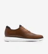 Cole Haan Men's 2.zerogland Lined Laser Wingtip Oxford Shoe In British Tan/ivory In British Tan-ivory