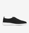 Cole Haan Zerogrand Meritt Stitchlite Oxfords In Black Stitchlite-optic White