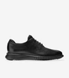 Cole Haan Men's 2.zerøgrand Lined Laser Wingtip Oxford Shoes - Black Size 9 In Black