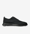 Cole Haan Men's 2.zerøgrand Wingtip Oxford Shoes - Black Size 8.5 In Black Stitchlite-black