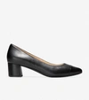 Cole Haan Women's The Go To Leather Pumps - Black - Size 5.5 In Black