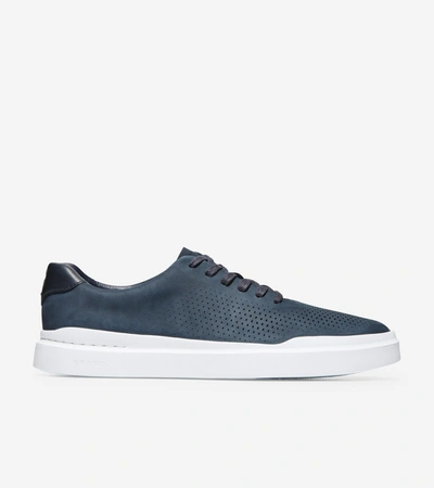 Cole Haan Grandpro Rally Laser Cut Lace-up Sneakers In Blue