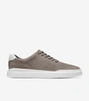 Cole Haan Men's Grandprø Rally Laser Cut Sneaker - Grey Size 9 In Ironstone-optic White