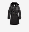 COLE HAAN COLE HAAN HOODED TRENCH,194522946394