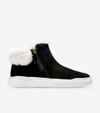 Cole Haan Grandpro Rally Faux Fur Trim Bootie