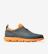 Cole Haan Men's 4.zergrand Wingtip Oxfrord Dress Shoes In Gray
