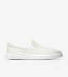 Cole Haan Men's Grandpro Rally Slip-on Sneakers In White