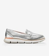 Cole Haan 4.zerogrand Penny Loafer In Silver