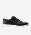 Cole Haan Women's Originalgrand Wingtip Oxford In Black-optic White