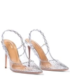 AQUAZZURA HEAVEN 105 EMBELLISHED PUMPS,P00479535