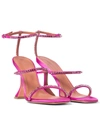 AMINA MUADDI Gilda embellished satin sandals,P00514537