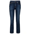 7 FOR ALL MANKIND THE STRAIGHT CROP MID-RISE JEANS,P00517553
