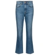 TORY BURCH MID-RISE CROPPED JEANS,P00524704