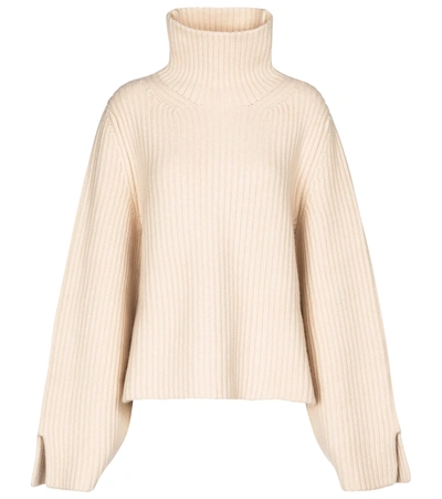 Khaite Molly High-neck Cashmere Sweater In Neutral