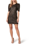 CUPCAKES AND CASHMERE TRIXIE FAUX LEATHER MINIDRESS,CK408879