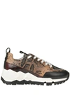 Pierre Hardy Snake-print Low-top Sneakers In Multicoloured