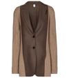 BURBERRY WOOL AND CASHMERE BLAZER,P00515136