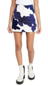 OFF-WHITE Denim Cow Miniskirt