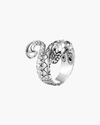 John Hardy Sterling Silver Legends Ring With Blue Sapphire In Silver