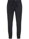 Dolce & Gabbana Dg Essential Technical Jersey Track Trousers In Black