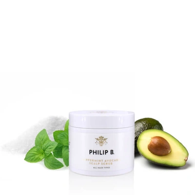 Philip B Peppermint Avocado Scalp Scrub 8 Fl. oz In Na