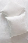 Pom Pom At Home Blair Linen Euro Sham By  In White Size Euro Sham In White