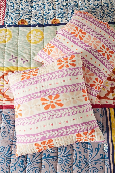 Artisan Quilts By Anthropologie Ankara Square Pillowcase In Assorted