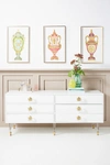Tracey Boyd Lacquered Regency Six-drawer Dresser In White