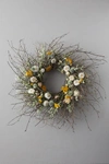 Anthropologie Wyeth Spring Wreath By Terrain In Yellow Size 22" In Yellow