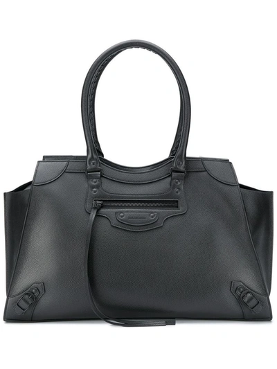 Balenciaga Women's Black Leather Travel Bag